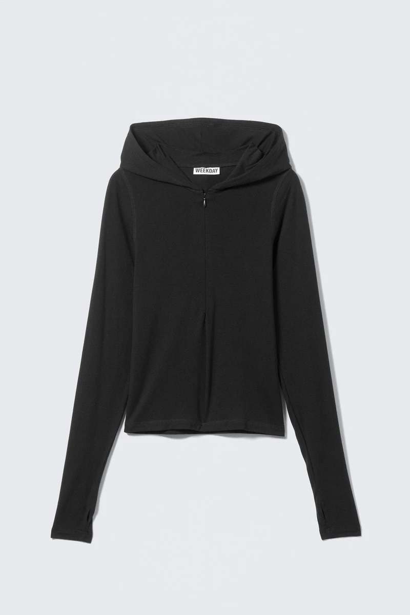 Hoodie Slim Fit en lyocell