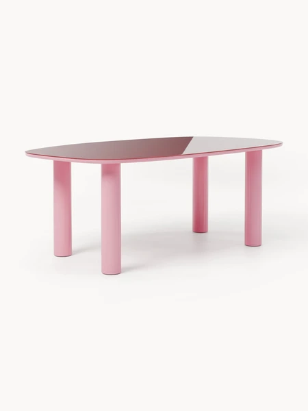 Table en verre Beni, 200 x 110 cm