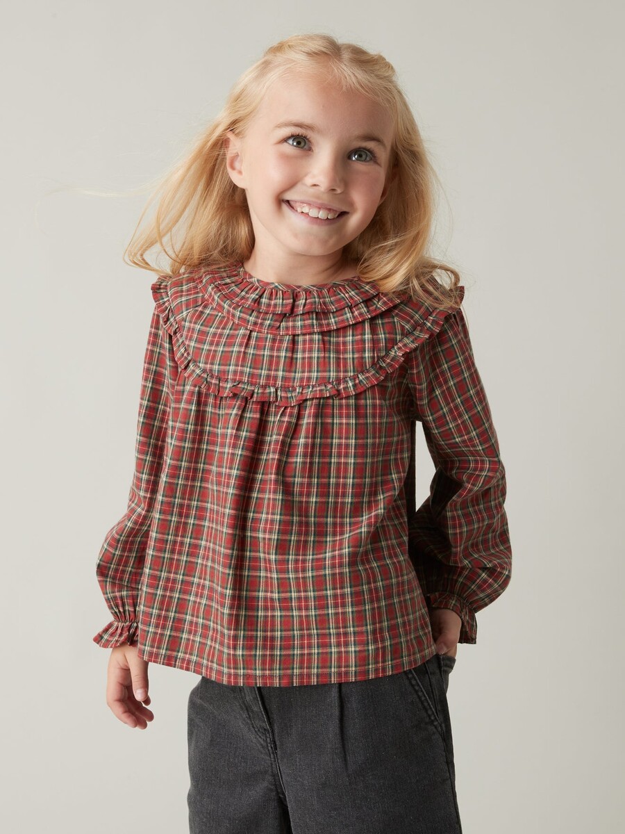 Blouse à volant Fille