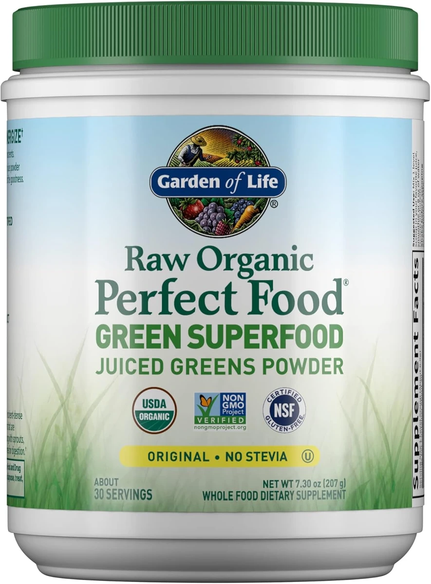 Garden of Life | Raw Organic Perfect Food Green Superfood Juiced Greens Powder