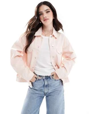 ASOS DESIGN - Veste en jean style western - Rose délavé | ASOS