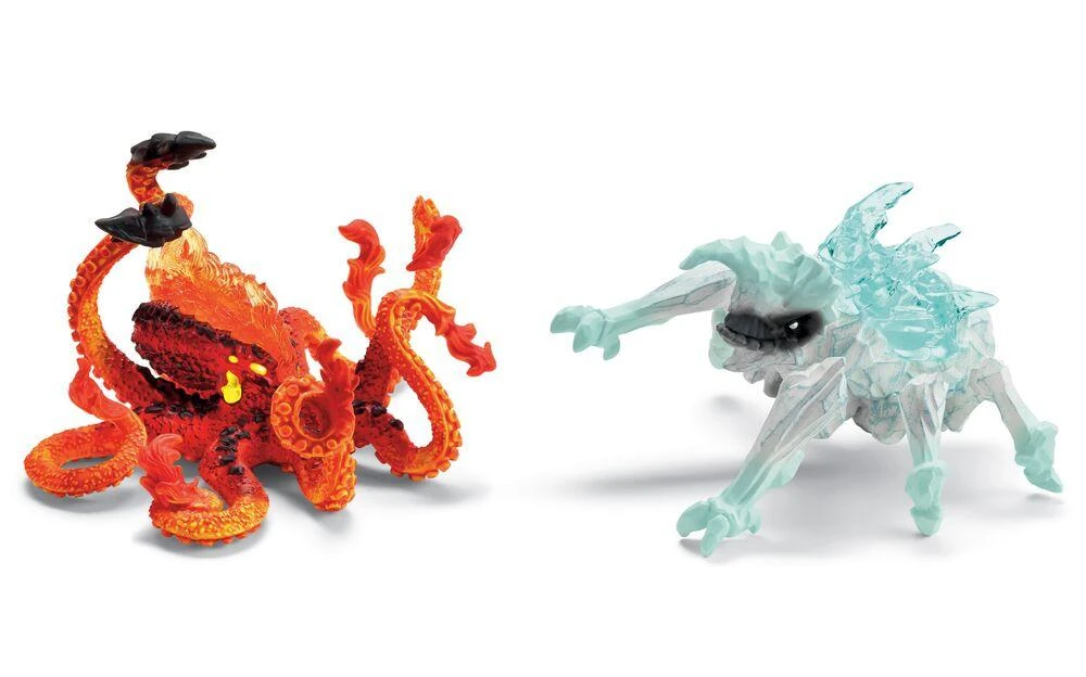 FIGURINE - PIERRE DE LAVE VS INSECTE DE GLACE