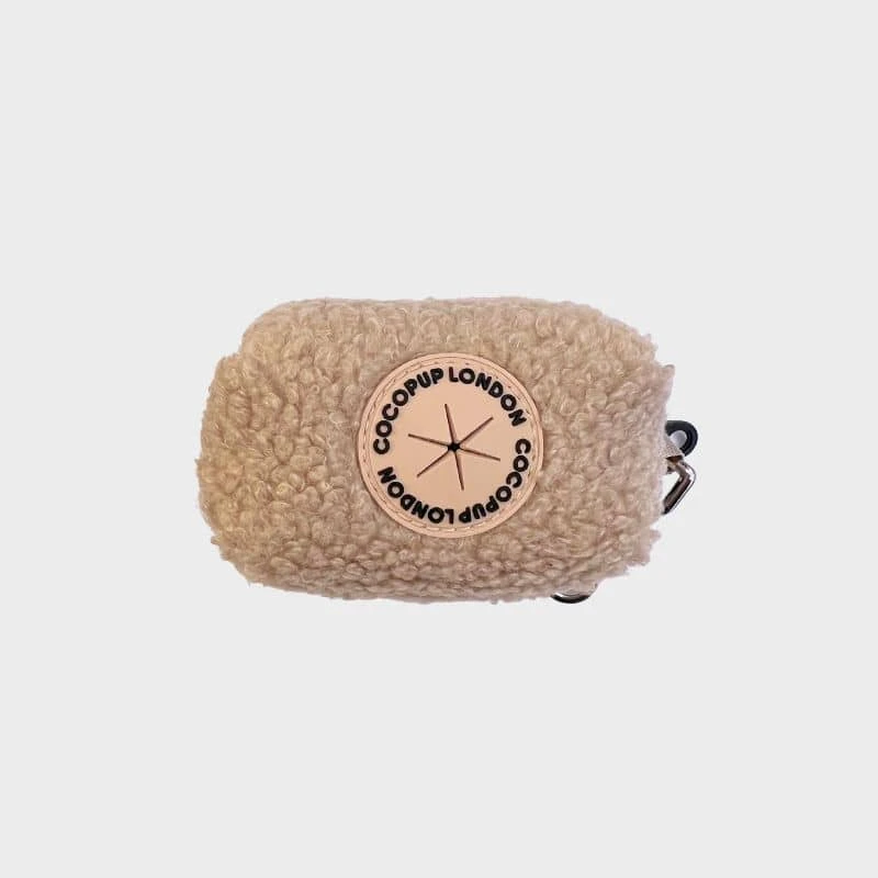 DISTRIBUTEUR DE SACS À DÉJECTION TEDDY POUR CHIEN - BEIGE