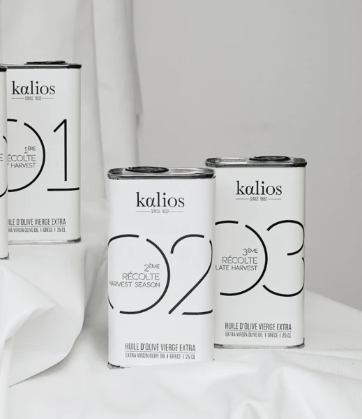 Assortiment d'Huiles d'olive | Cuvées d'exception | Kalios | E-shop