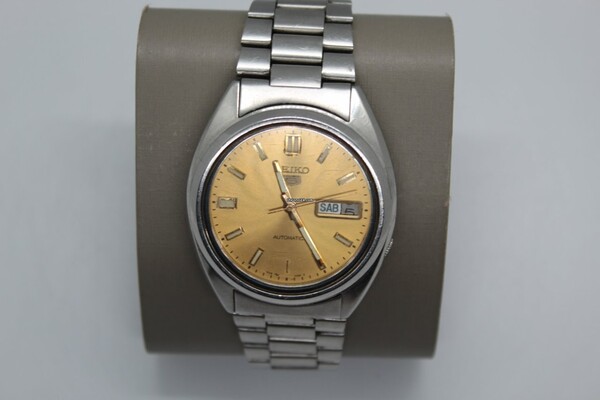 Seiko 5 7009 3040 Gold Dial for $108 for sale from a Seller on Chrono24