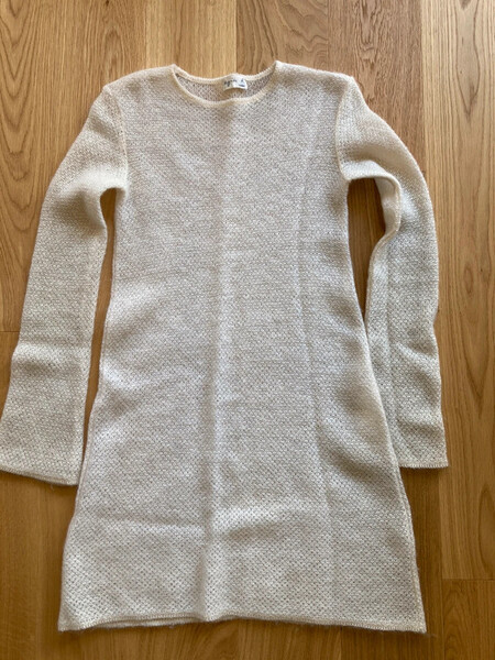 Robe maille lurex Agnès b (taille M je sais pas si c'est a ma taille, peu etre trop grand ou long,  demander mensuration et mesure robe a la dame, inspiration jane birkin)