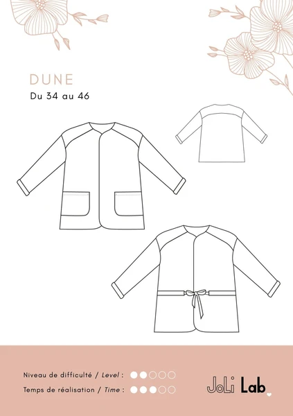 Veste Dune - Patron Couture PDF