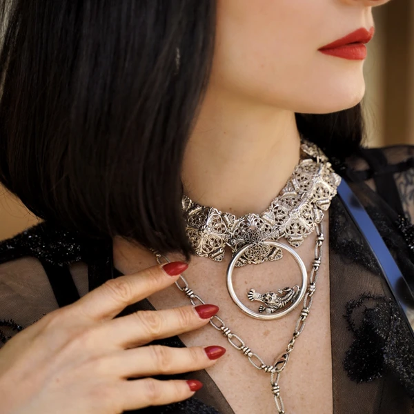 Necklace - choker "Kingdom" - Jewelry Vualle