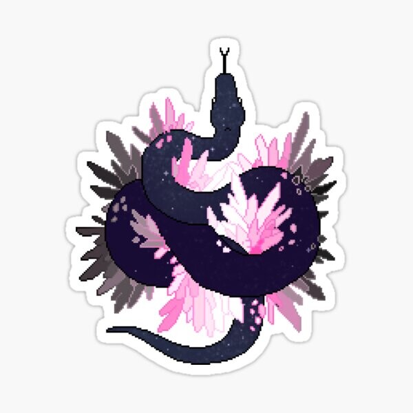Demigirl Pride Galaxy Python (demandé) | Sticker
