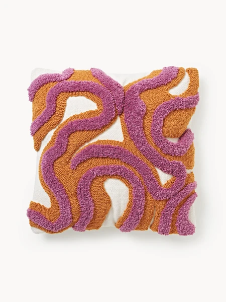 Housse de coussin tuftée Jiri