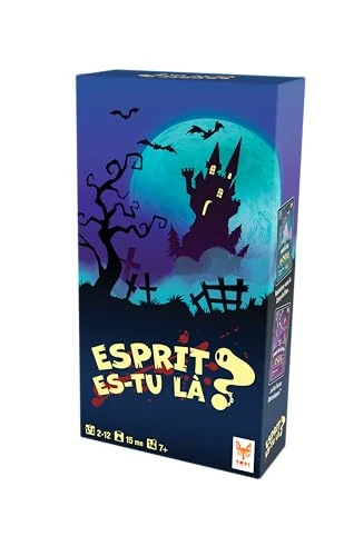TOPI GAMES - Esprit ES-tu là? - Jeu de société - Jeu Enfant - A partir de 7 Ans - 2 à 12 Joueurs - ETL-125901 - Version Française