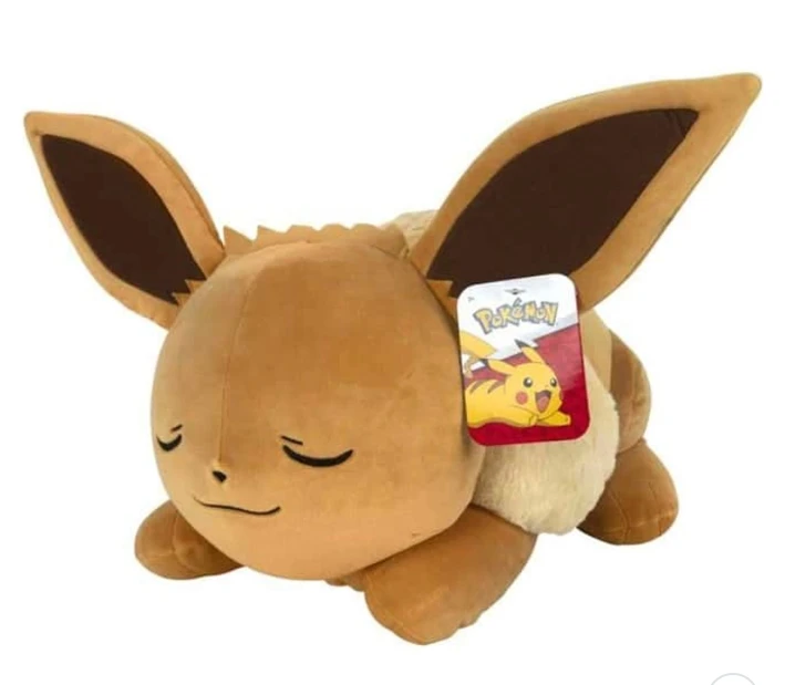 Pokémon - Peluche Evoli Endormi 40 cm Ref: 9043157