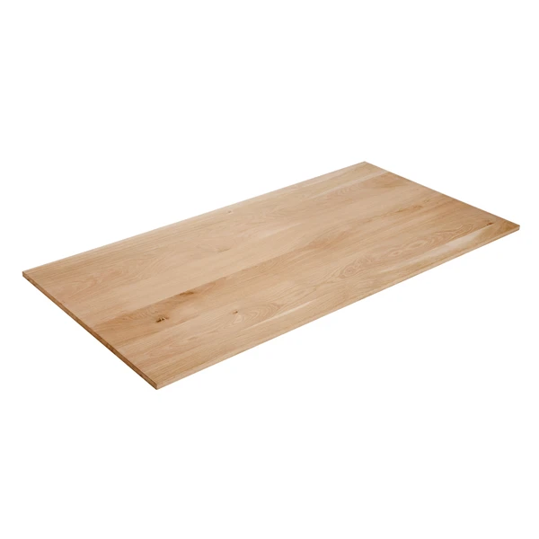 Plateau de table chêne pleine lame, L.160 x l.80 cm x Ep.22 mm