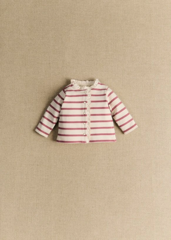 Marinière Maëlle - Ecru / Bois De Rose