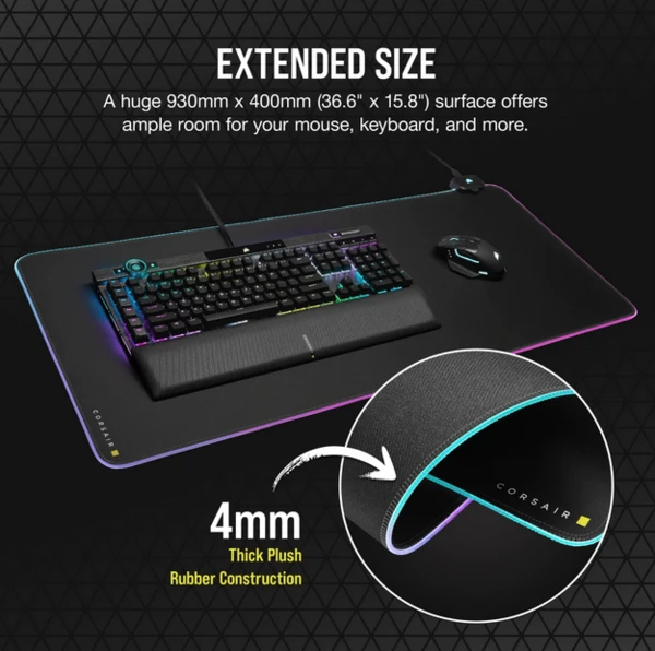 Tapis de souris MM700 RGB Extended