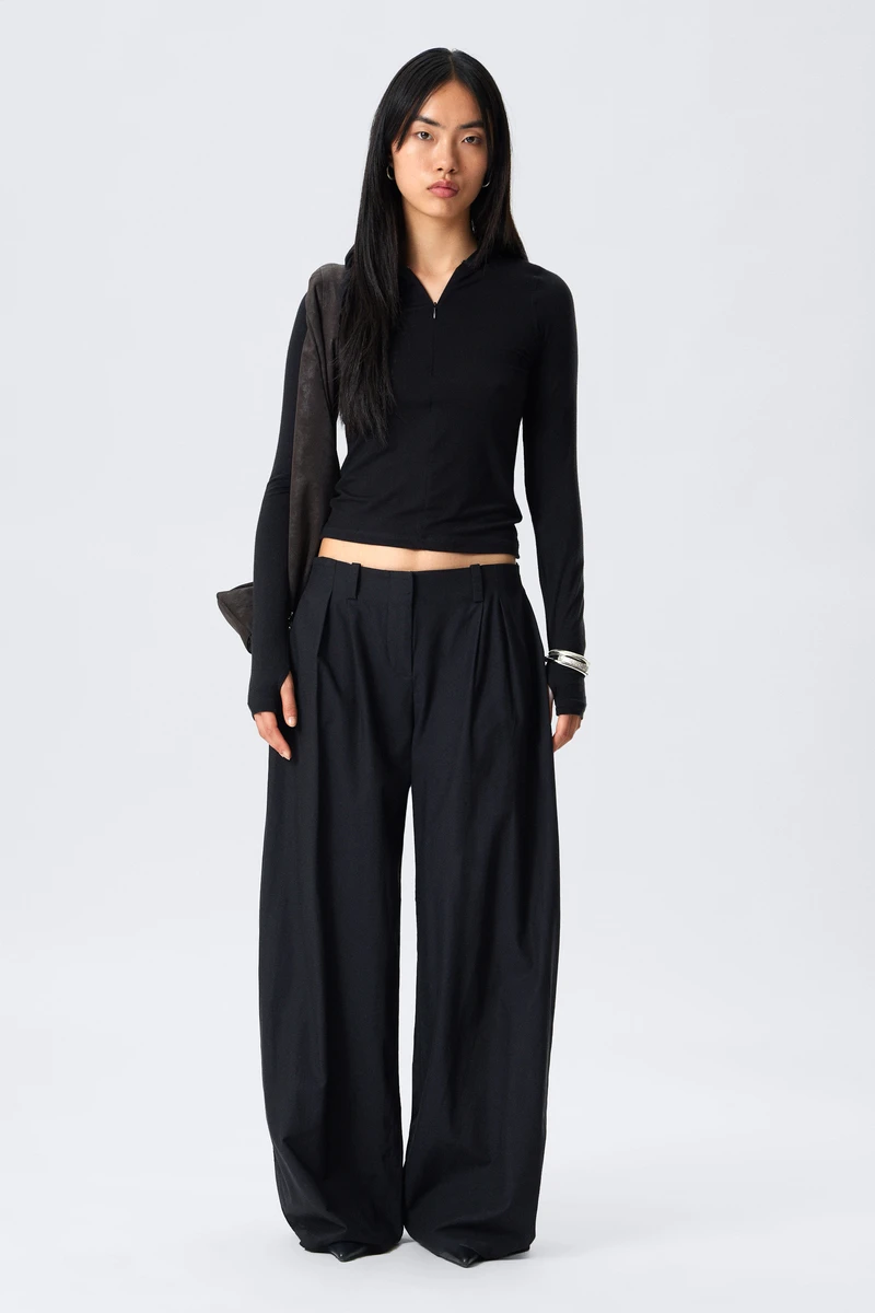 Pantalon plissé Aya