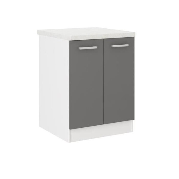 ULTRA Meuble bas de cuisine L 60 cm avec plan de t