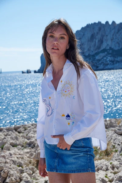Chemise brodée Zora - Studio Francosse