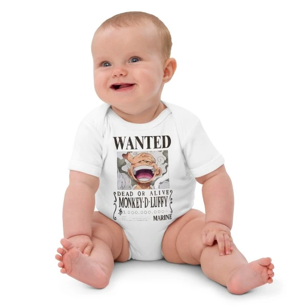 One Piece Luffy Gear 5 Cotton Anime Baby Clothes Onesie - One Piece Universe - The Best Store for One Piece Merchandise