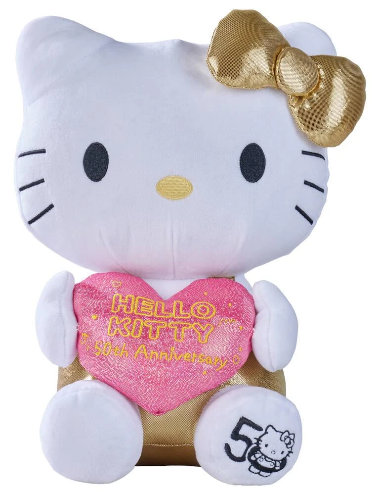 HELLO KITTY - PELUCHE 30 CM 50 EME ANNIVERSAIRE