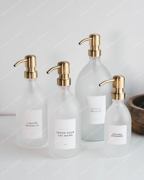 Bouteille distributeur de savon 