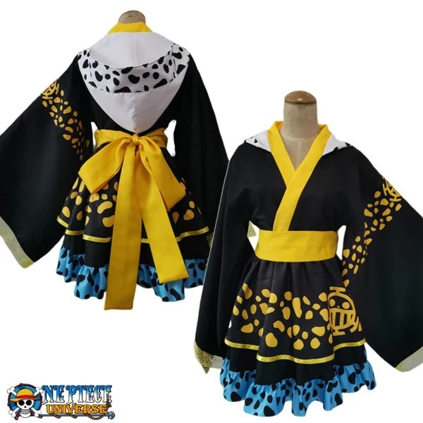 Trafalgar Law Dress Kimono Cosplay Costume (Dressrosa) | One Piece Universe Store