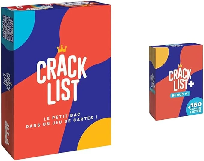 Blackrock Games Crack List - Jeu du Petit bac - Jeu de Cartes - Jeu d'ambiance - Entre Amis et en Famille - 10 Ans+ & Crack List - Contenu additionel - Version Française - nécessite Le Jeu de Base