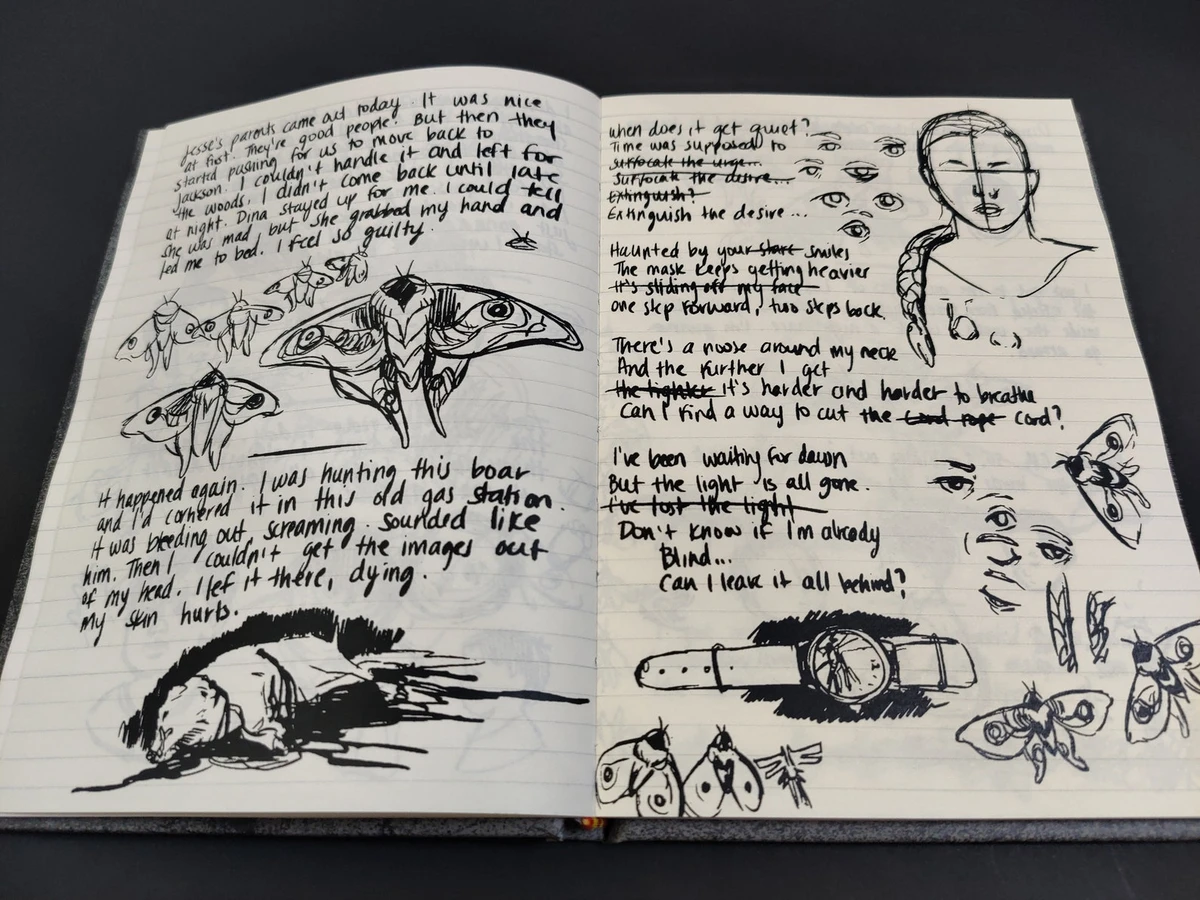 Ellie Journal The Last of Us Ellie's Journal Cosplay Props Replica