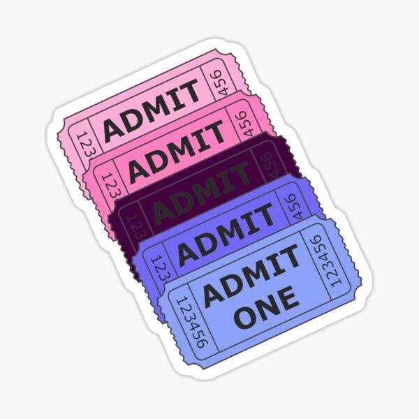 Billets d'entrée pour la fierté omnisexuelle | Sticker