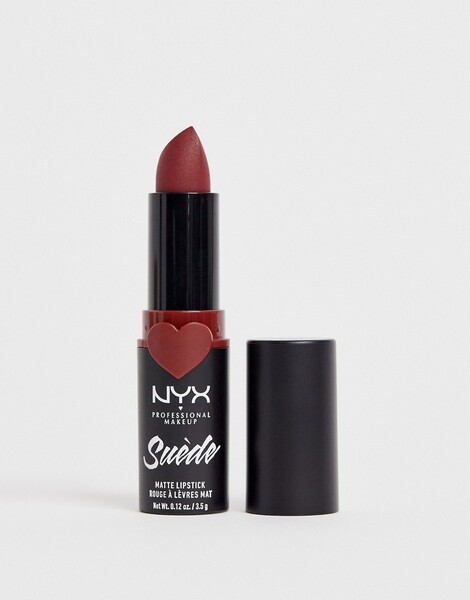 NYX Professional Makeup - Suede - Rouge à lèvres mat marron - Cherry Skies