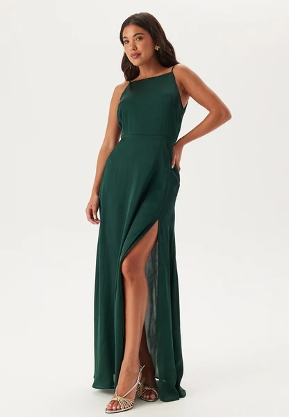 DRAPY-BACK - Robe de cocktail - dark green