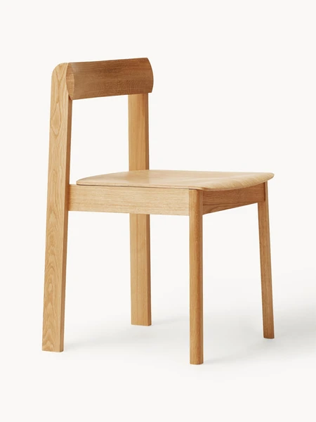 Chaises empilables en chêne Blueprint, 2 pièces | Westwing