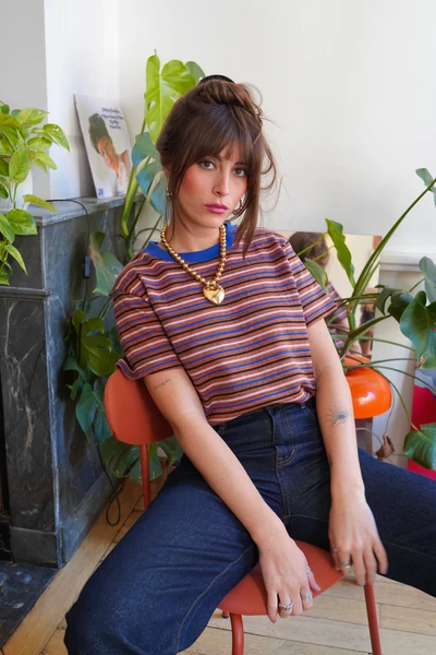 T-shirt James bleu