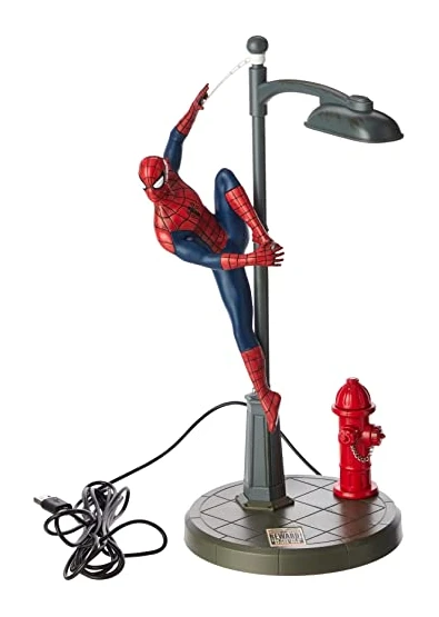 Paladone Lampe Spiderman Marvel Comics Rouge, Bleu, Gris. PP6369MC
