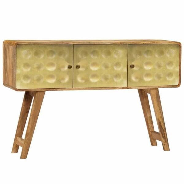 Buffet Bois de manguier massif 120x30x80 cm-RUR