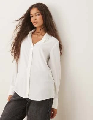 Mango - Chemise décontractée - Blanc