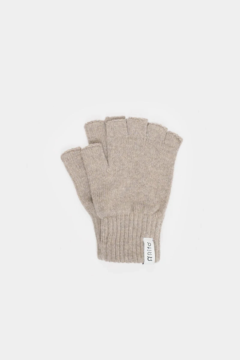 Gants en laine recyclée | beige "sasha - beige sabbia" Rifò