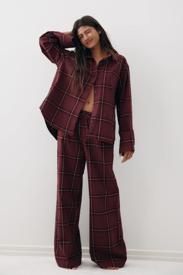 Cotton flannel pyjamas