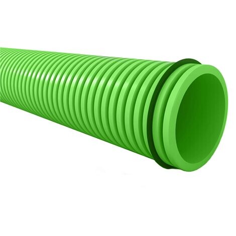 Conduit semi-flexible annelé rond Diam 90 mm au mètre - EconoFlex ECONONAME - CSFAR90 Déloté  Conduit PEHD au mètre STANDARD. Mettez dans votre panier le nombre de mètres dont vous avez besoin. (Vous recevrez la longueur en une section)