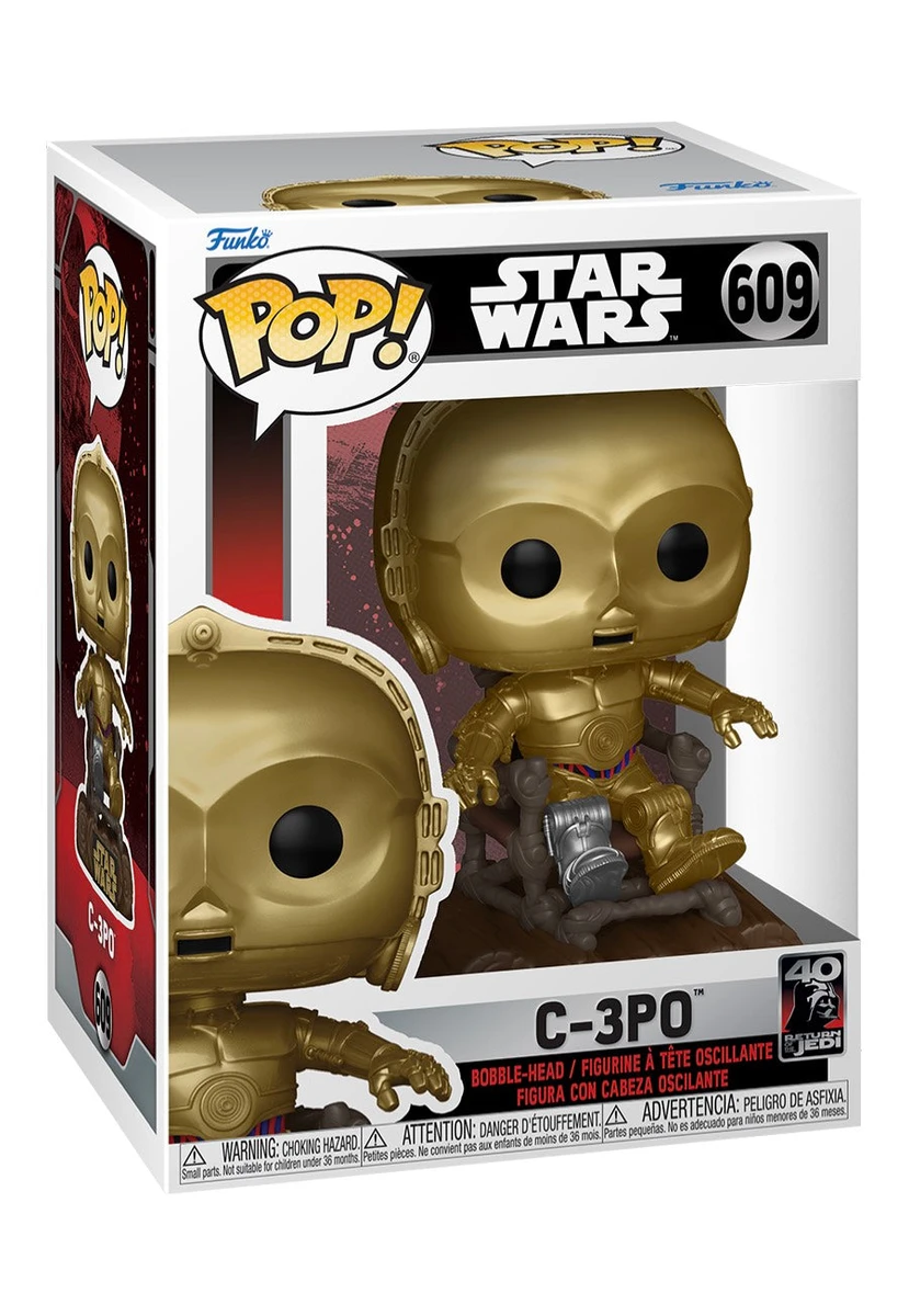 Star Wars - Return Of The Jedi 40th: C3PO In Chair POP! Booble-Head - Funko Pop