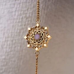 Bracelet Aphonia (Améthyste/Or)