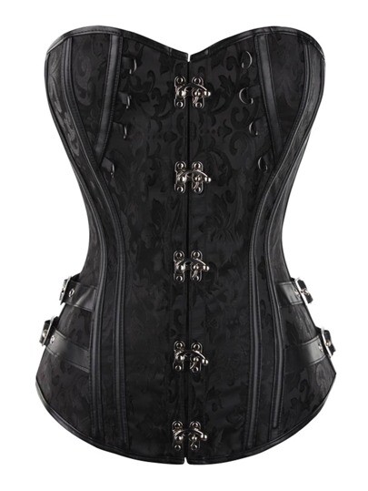 Corset à imprimé baroque à lacets