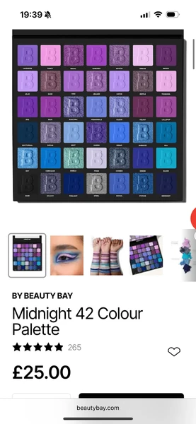 BEAUTY BAY: palette 42 phares Midnight