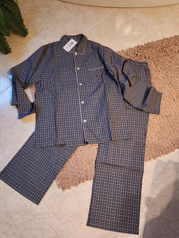 Prachtig toffe Heren Pyjama set van Ralph Lauren (small)niet gedragen