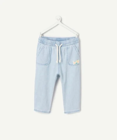 Pantalon bébé garçon en denim clair