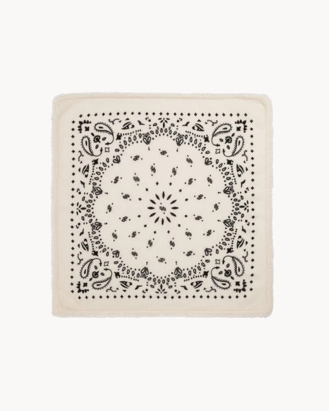 Petit Bandana Cachemire Blanc | Kujten Cachemire