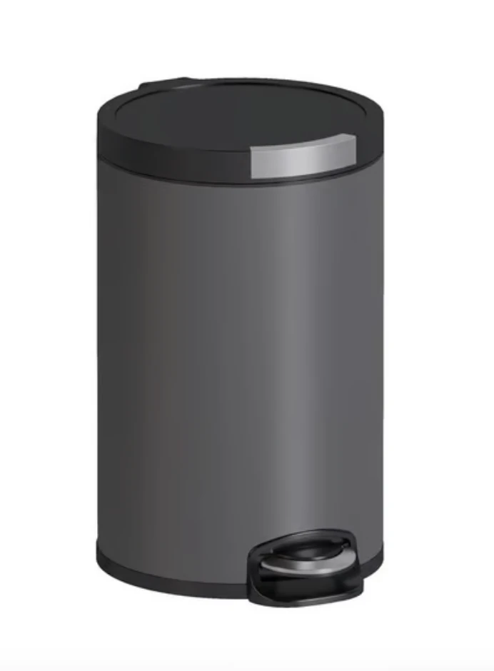 Poubelle noir mat Essentials 5L