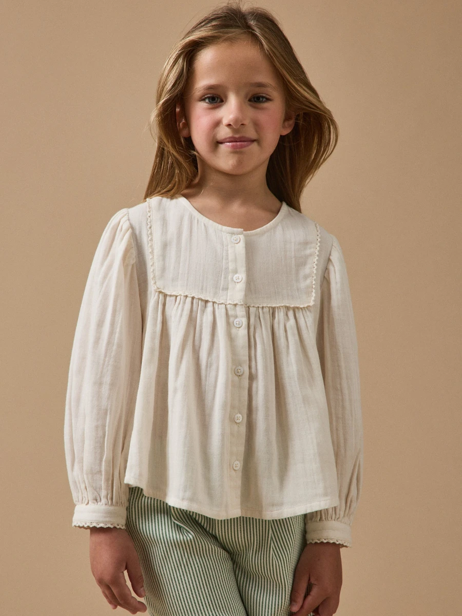 Blouse gaze de coton Fille