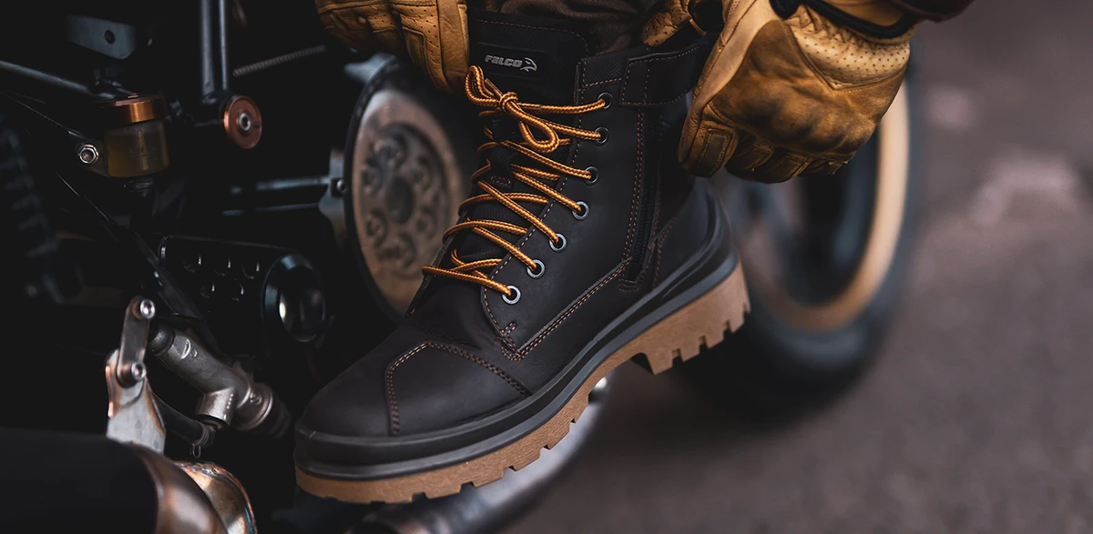 Bottes moto Falco Scout : le néo-rétro avec style et protection !