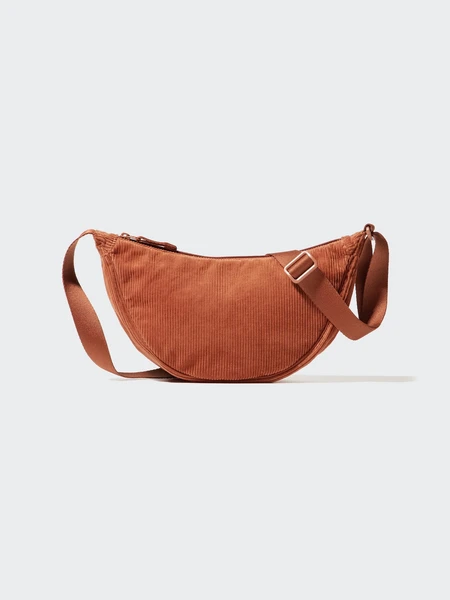Mini-sac rond à bandoulière (Velours côtelé)